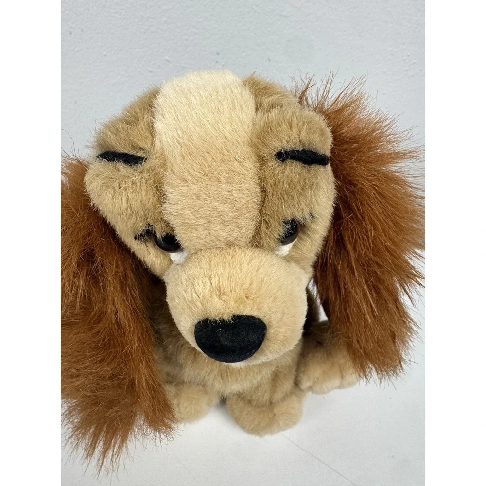 Vtg Disney Lady and the Tramp Lady Plush Dog Cocker Spaniel Stuffed Animal‎ 8